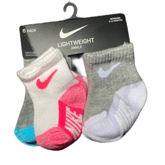 Nike lightweight ankle socks for 6-12 months NWT - Picture 1 of 5